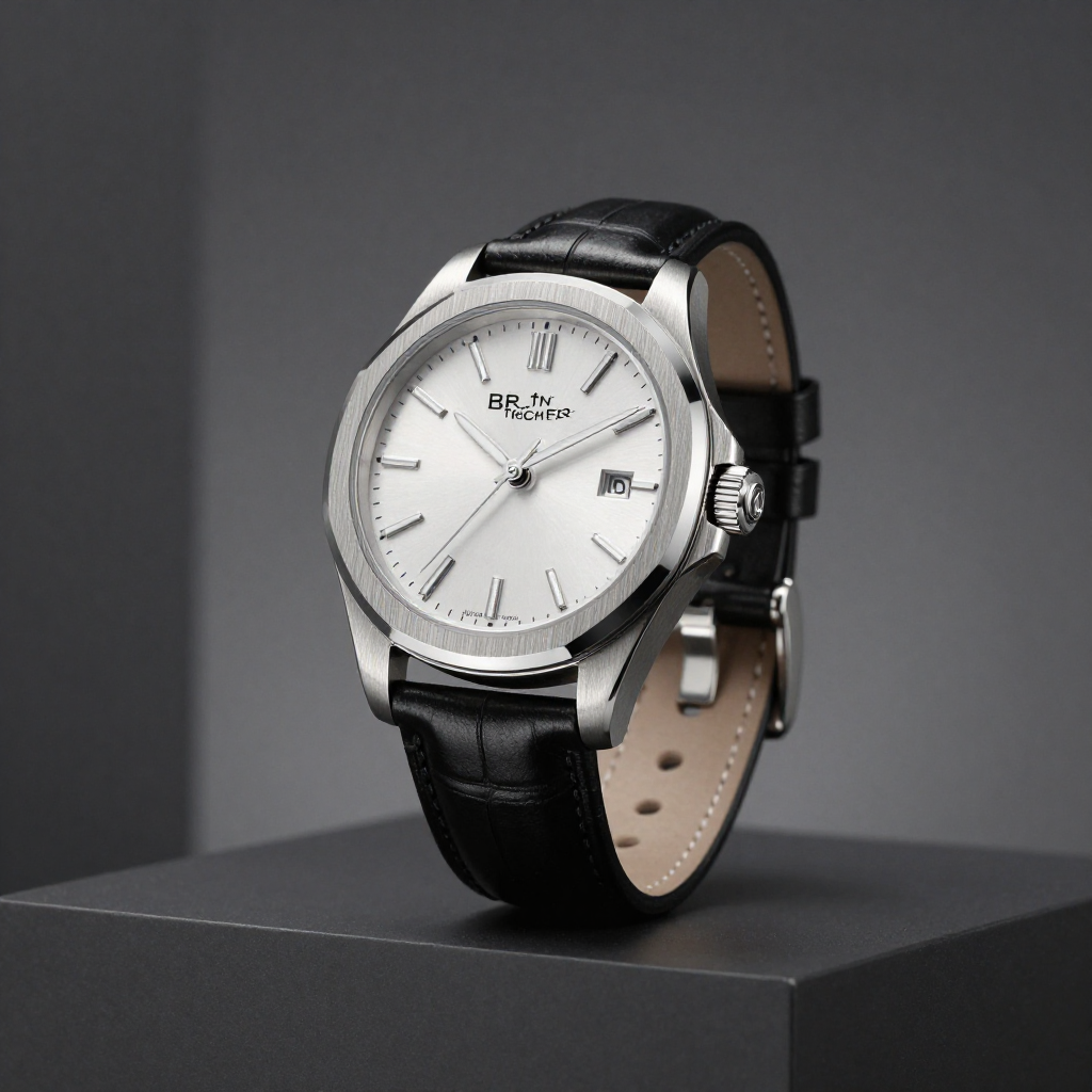 Product visualization of luxury watch with realistic materials
